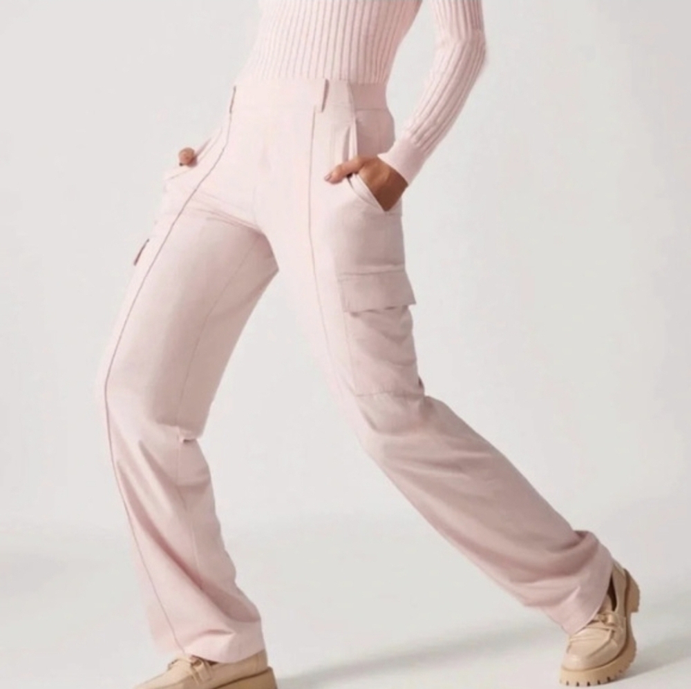 Athleta Vienna Cargo Pant Orchid Pink Pockets Size 0